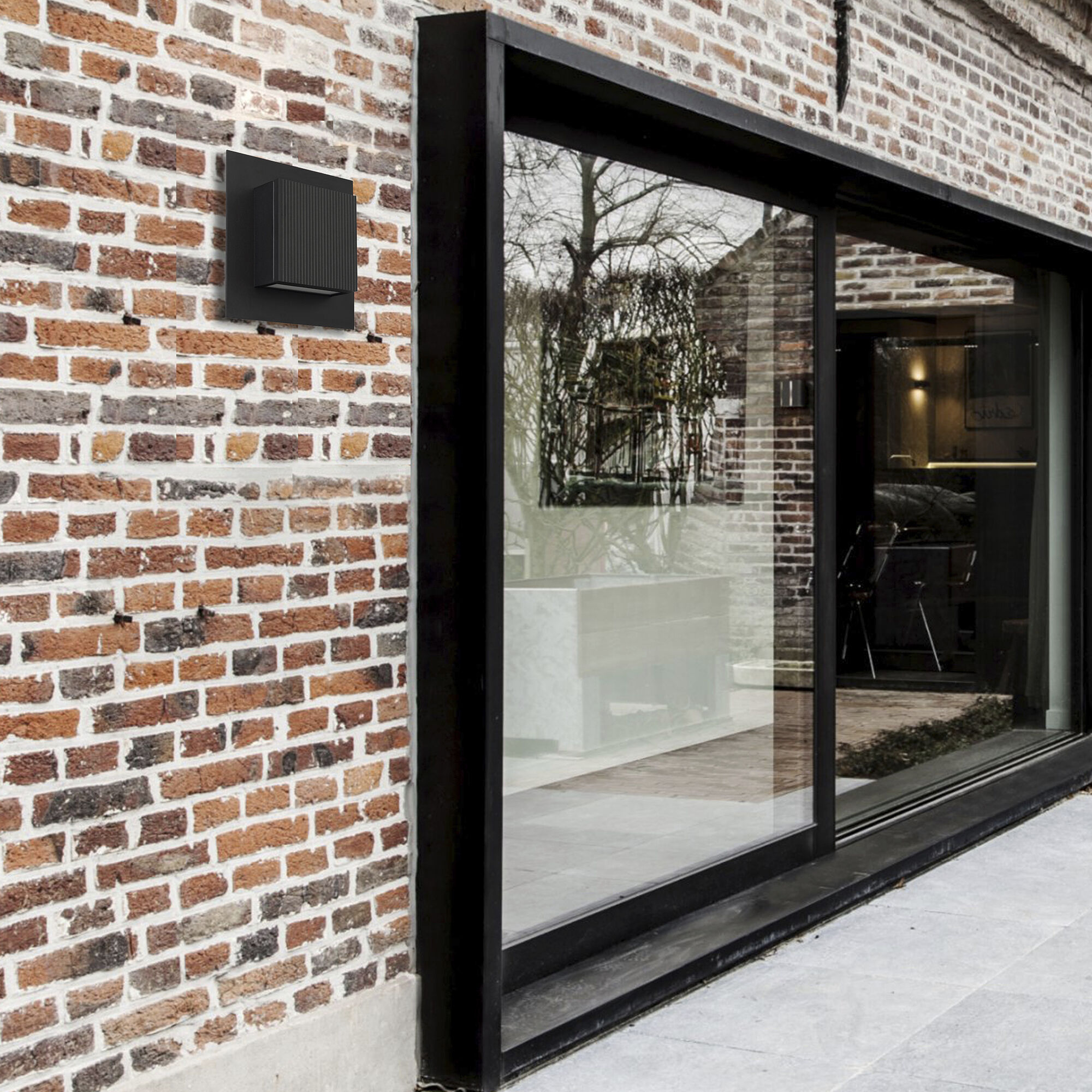 Miami LED 10.25 inch Sand Black Outdoor Wall Sconce